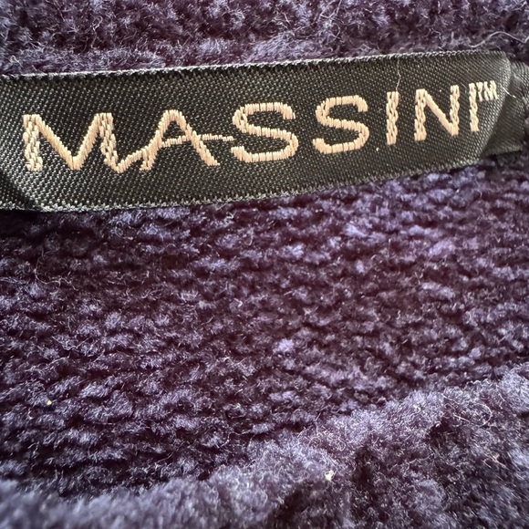 Vintage Massini Crewneck Sweater 100% Acrylic Super Soft Men Size Large - Picture 4 of 5